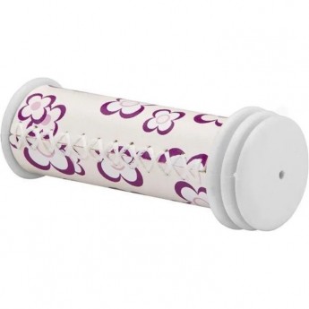 Грипсы VLG-105 Velo 125 мм бело-фиолетовые