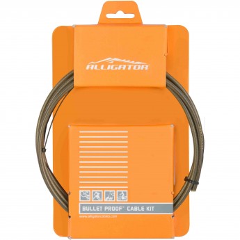 Комплект LY-KSPTS Alligator тросов переключателя скоростей с оболочкой и наконечниками